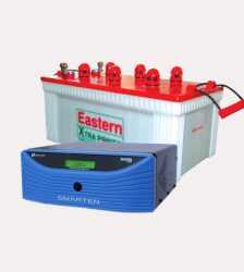 Smarten IPS 700VA and 120Ah Battery Complete Package Price