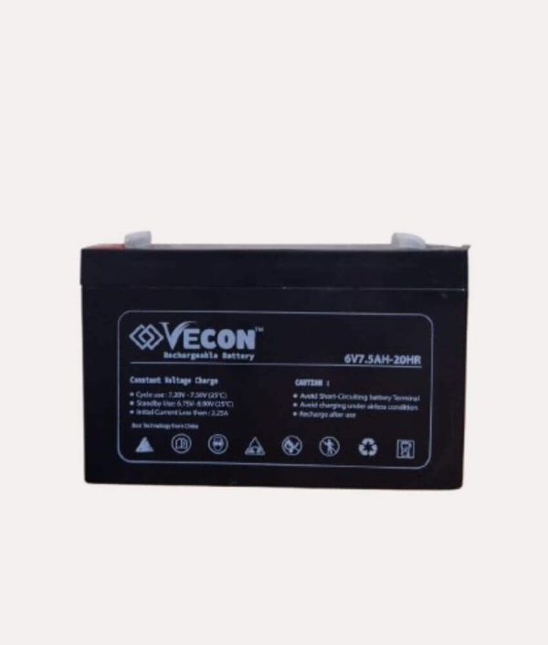 Vecon-6V-7.5Ah-Rechargeable-Battery-in-Bangladesh