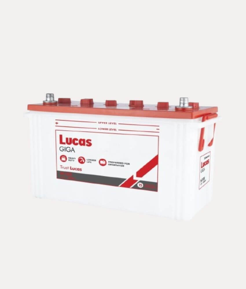 Lucas Giga N100 100Ah Generator Battery in Bangladesh