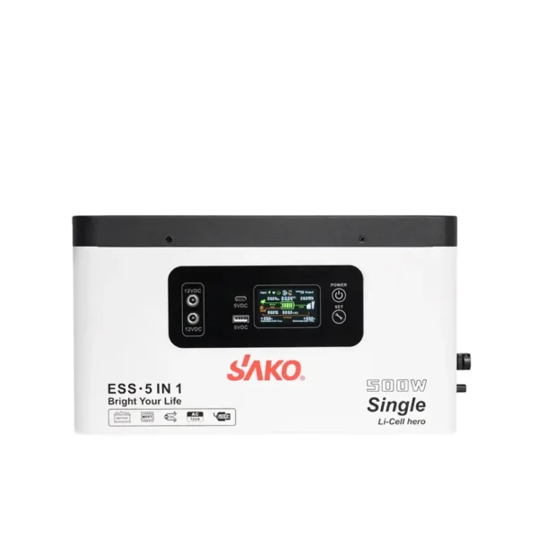 SAKO Alpha W ESS 500W All-in-One Energy Storage System front view