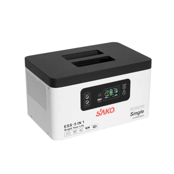SAKO Alpha W ESS 500W All-in-One Energy Storage System right side view